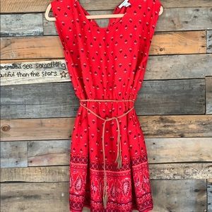 Forever 21 Red Bandana Dress